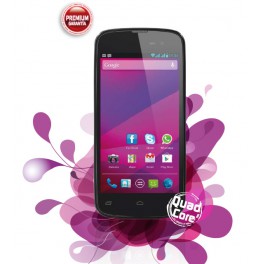 Smartphone Quad Core de 4,5" con funda inclui